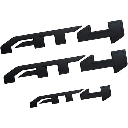 Front Grill Matte Black Red AT4 OVERLAY Emblem 2023+ Sierra 1500 - Foto 12