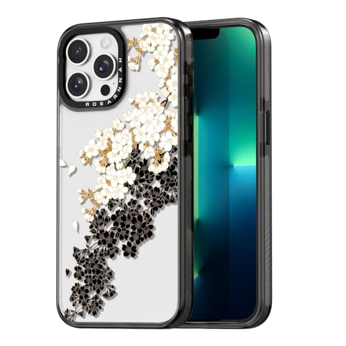 Coque antichoc 2m pour iPhone 13 Rosarnnah protection durable noire 6,1"