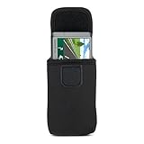 USA Gear Handheld GPS Case Holster for Garmin Approach G6, eTrex 20x, eTrex 30x, Oregon 650, Monterra Wi-Fi and More Portable GPS Units with Belt Loop, Carabiner Clip, and Scratch-Resistant Neoprene