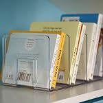 YAGELI Clear Acrylic Purse Organizer, 2-Pack, 4 Sections, 2.95" Wide Slots - Image 4