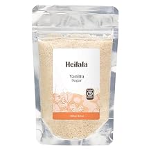 Heilala Pure Vanilla Sugar, 11.6 oz Raw Sugar Infused with Pure Vanilla Extract & Ground Vanilla Beans, Sustainably Sourced Vanilla for Baking & Desserts