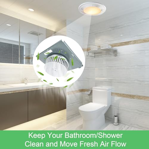 Bathroom Fan Motor Replacement,Compatible with Nutone 8663RP/8664RP B Unit, 100CFM, 1550 RPM, 115V, 671R 672R 750-752 - Image 2