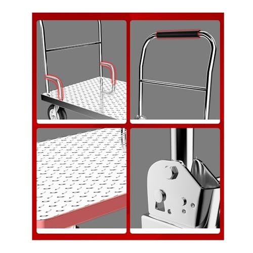 Carretilla de Mano Plegable con Plataforma Antideslizante miniatura 3
