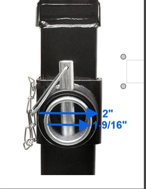 Trailer Jack 8,000 LBS Weld On Sidewind Adjustable Drop Leg