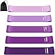 Fitnessbänder, widerstandsbänder 5er Set, 5 Verschiedene Stärken fitnessband mit Übungsanleitung & Tragebeutel, Resistance Bands Set für Yoga, Krafttraining, Fitness, Pilates, Dehnen, Heimtraining