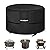 NEVERLAND Fire Pit Cover Round, Waterproof Outdoor Firepit Covers Round for 22-36 Inches 600D Oxford Heavy Duty Patio Gas Fire Pit Covers with 4 Buckle Straps and Air Vents, 36 x 24 Inch Black