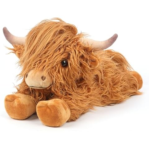 Cuckool Highland Cow Microwavable Plush Cover