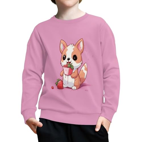 Upetstory Kids Sweatshirts Toddler Girls Boys Tops Long Sleeve Pullover Size S-XL3