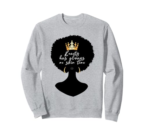 La bellezza della regina africana non ha sempre il tono della pelle Donne Felpa