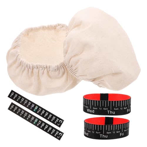 CRILSTYLEO 1 Juego Kit fermentador de levadura Kit de estaño termometros Adhesivos Jarra fermentación termómetro Banda de Fecha Accesorios de Repuesto para tarros de