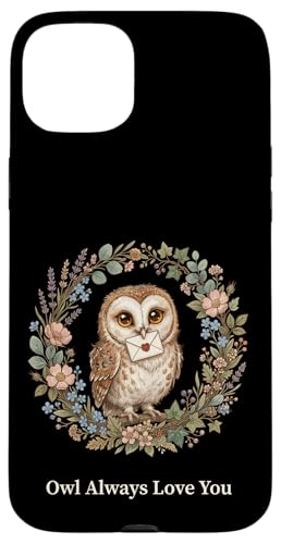 Owl Always Love You Pun CottageCore Barn Forest Art �X�}�z�P�[�X iPhone 15 Plus �p