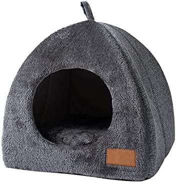 Warm Cozy Pet Bed,Soft Warm Plush Cat Dog Pet Cave Nest