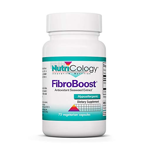 NutriCology FibroBoost - Seaweed Extract - Brain, Heart Health - 75 Vegetarian Capsules
