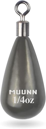 Miniatura 6 de Paquete de 10 pesos de tiro de lágrima sin tungsteno, kit de plomos de pesca para equipo de tiro de gota