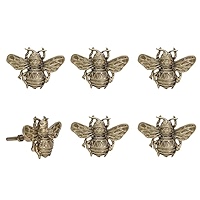 SOFFEE DESIGN Set Of 6 Vintage Gold Zinc Cabinet Denmark - View #4