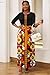 FANDEE African Attire for Women Maxi Dresses for Summer Casual, 3/4 Sleeve Formal Dress for Church, Black, L