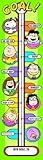 Eureka Peanuts Vertical Classroom Banner, Goal Setting, Measures 45 x 12