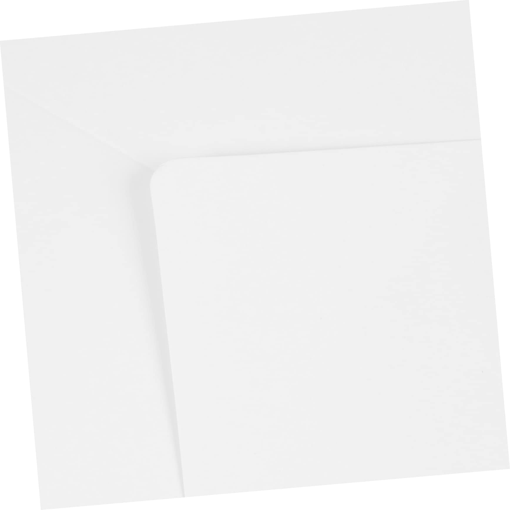 Tarjetas de Agradecimiento Plegables en Blanco, 100 Unidades de Papel