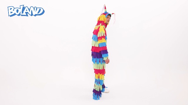 Costume 3 Pièces Boland - Bretelles + Lunettes + Nœud Papillon Rose FluO - Festival/JGA/Carnaval