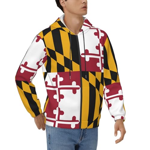 Sweat à capuche Maryland pour homme vêtement manches longues style décontracté