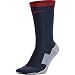 Nike Crew Sock Stripe (Navy/Maroon) (Medium)