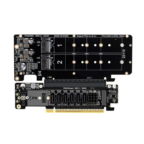PCIE splitter NVMe PCIe 5.0 double face compatible différentes cartes mères - 6