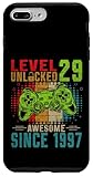 29e Anniversaire 29 Ans Gamer Gaming Niveau 29 Débloqué, tee shirt anniversaire 29 ans, cadeau 29 ans anniversaire, idee cadeau garçon 29 ans, cadeaux 29 ans, garcon 29 ans, Niveau 29 Débloqué Geek Noël 1997, cadeau 29 ans