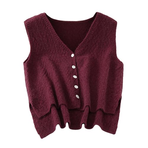 Gilet tricoté tendance en maille aérée respirante pour style décontracté