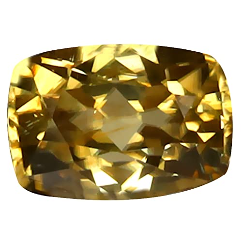 Zircon jaune naturel véritable pour remplacer vos pierres synthétiques ternies