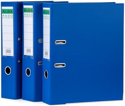 AL FAKHAMA Alba Rado Heavy Duty Plastic Lever Arch File - Foolscap Size ...