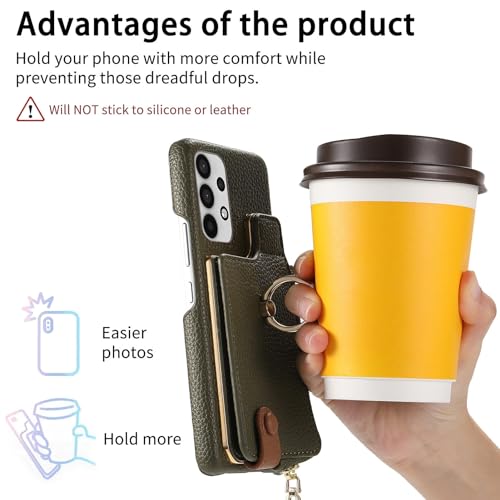 Coque de protection Samsung A23 antichoc portefeuille avec béquille - 6