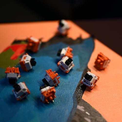 LEOBOG Interruptores Space Gold 100 peças