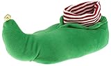 Gestreifte Strickbündchen und Glocke für einen zusätzlichen Urlaubs-Touch.