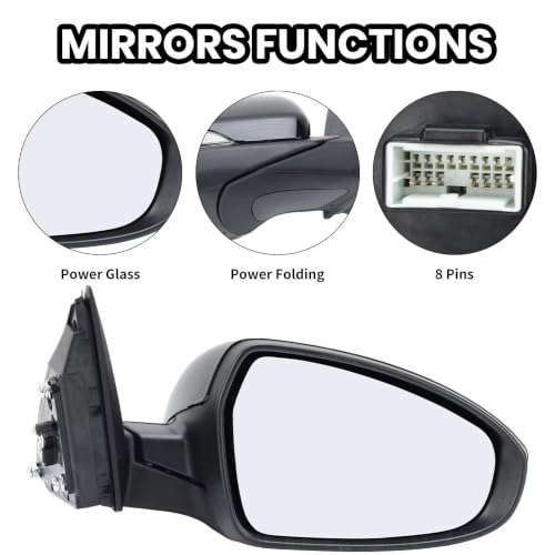 Miroir d'angle mort Kia Ceed résout le manque de visibilité rétroviseur noir - 6
