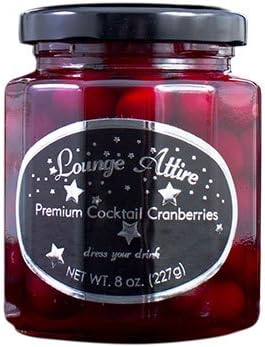Lounge Attire Premium Cocktail, Cranberries, 8 Ounce (Pack of 6)