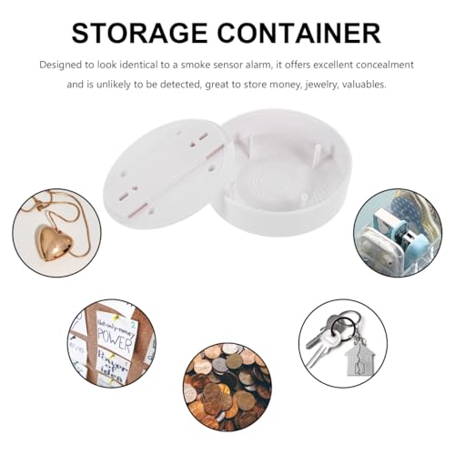 Housoutil Secret Compartment Shaped Hidden Storage Organizer for Cash Jewelry Valuables Portable 3.58X3.58X0.98In by Housoutil - Image 2