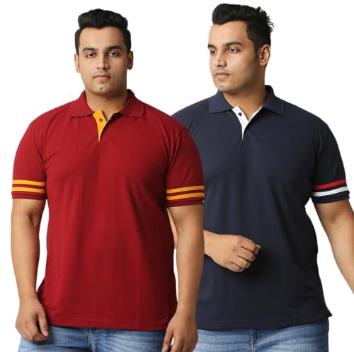 Image of Wear Your Opinion Solid Cotton Rich Polo T Shirt | Collar Tshirts | Half Sleeves | Plain-Regular Fit (Available in Plus Size)