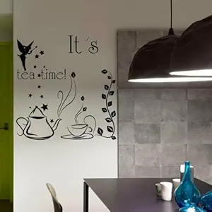 GADGETS WRAP Wall Decal Vinyl Sticker It'S Tea Time Fairy for Office Home Wall Decoration