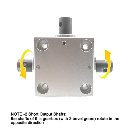 Image of 1:1 Right Angle Tapered Bevel Gearbox 1.5 Module 20 Teeth 90 Angle Drive Steering Gear Device Simple Mechanical DIY Module with 15mm Shaft