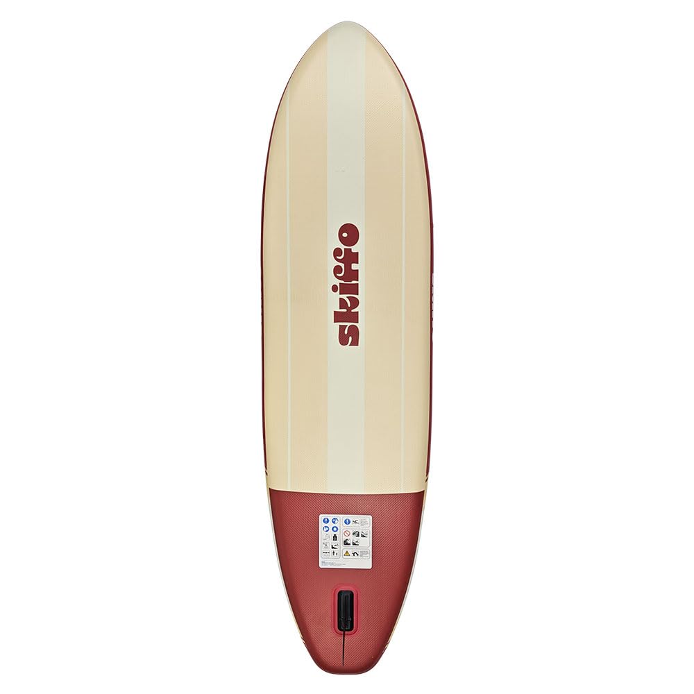 Skiffo Ride Lava 11' – Kayak Hinchable 2 en 1 Completo, 335 x 86 x 15 cm, máx. 160 kg, Estable y versátil, diseño único