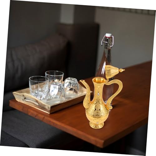 Décoration de table classique avec ce pot à vin rétro en métal - 5