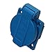 Produktbild Einbau-Steckdose IP44 Schuko 230/250V 16A in blau oder schwarz (blau)
