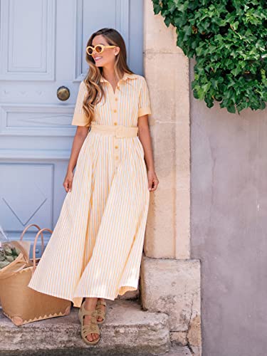 Shibever Women Sandals Wedge Sandals Shoes For Women Elegant Flower Ankle Strap Casual Summer Dressy Flat Shoes Khaki 9 #TOP1