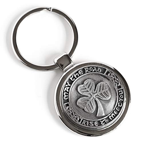 Biddy Murphy Irish Keychain May the Road Rise Blessing Design