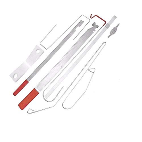 DEDC Universal Car Door Key Lost Lock Out Emergency Open Unlock Key Tool Kit Auto Repair Tools for Vehicle - Thumbnail 2