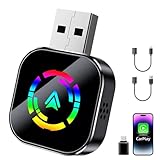 【Adaptateur Carplay sans Fil】: L'Carplay sans fil permet de convertir le CarPlay filaire d'origine de votre véhicule en CarPlay sans fil, offrant ainsi la commodité du sans fil. L'car play sans fil prend en charge les fonctions de commande vocale, de navigation, d'appels téléphoniques, de musique, etc., sans que vous ayez à quitter la route des yeux. L'car play voiture conserve les commandes d'origine du véhicule, telles que les commandes au volant, les commandes tactiles et les boutons OEM.