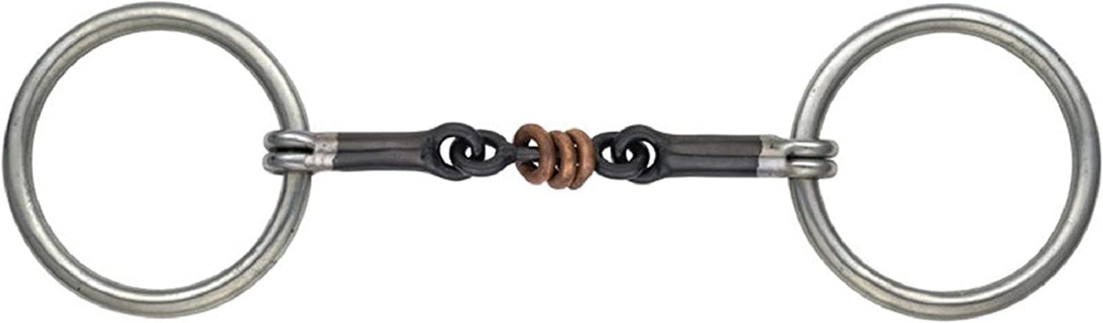 Shires Sweet Iron Copper Roller Snaffle: 5.25" โ image 1