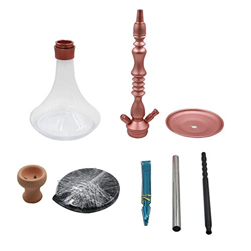 HUANGRONG 1pc Neuer Beruf Qualitäts-großer Huka Shisha-Set mit Silikon Shisha Schlauch Aluminiumlegierung Chicha… – Bild 3