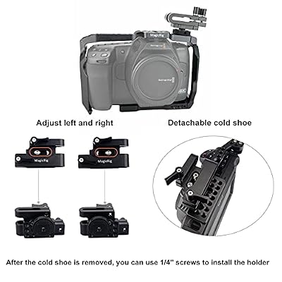 Camera Cage Kit Compatible with BMPCC 6K Pro & 6K G2 for Blackmagic Pocket Cinema Camera 6K Pro & 6K G2