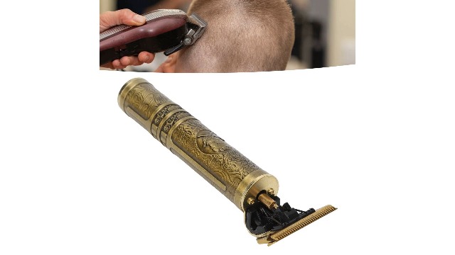 Amazon.com: ZJchao Hair Trimmer, Mens Hair Clippers Vintage Golden